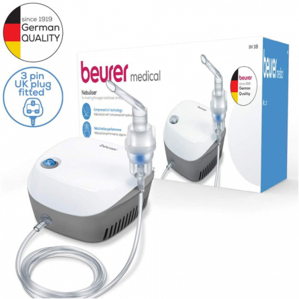 Beurer Nebulizer, German Technology (IH18), white (IH 18) with 2 mask