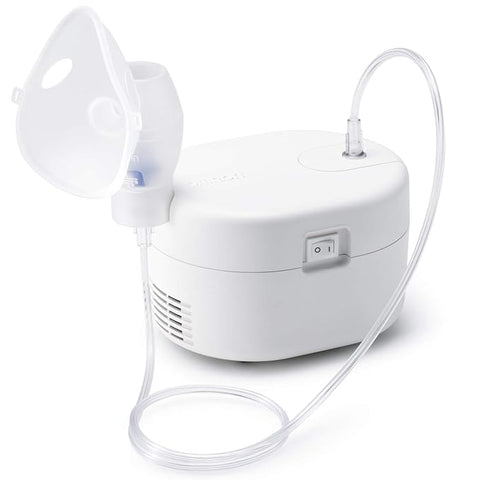 Omron Ultra Compact & Low Noise Compressor Nebulizer NE-C106 For Child & Adult White