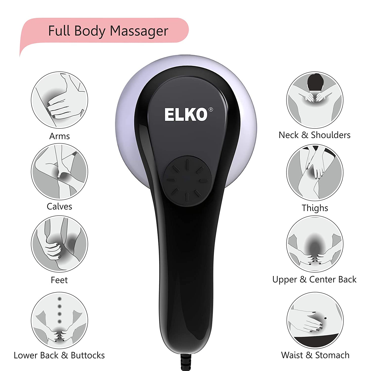 Handheld Body Massager ELKO